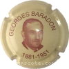 Capsule Baradon Georges Crème, bordeaux, regard à droite