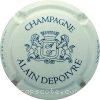 Capsule Depoivre Alain Blanc et bleu, verso or