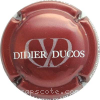 Capsule Ducos Didier  Bordeaux foncé et blanc