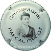 Capsule Fricot Pascal  Blanc et noir, lettres fines
