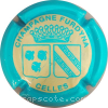 Capsule Furdyna Michel Crème, contour turquoise