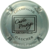 Capsule Gaucher Bernard Gris argenté et noir