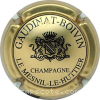 Capsule Gaudinat Boivin  Or pâle et noir