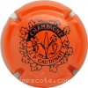 Capsule Gaudinat J. P.  Orange et noir