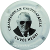 Capsule Gaudinat J. P.  Blanc et noir