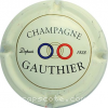 Capsule Gauthier  Blanc cassé, lettres fines
