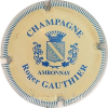 Capsule Gauthier Roger  Crème et bleu, striée