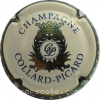 Capsule Collard Picard Contour noir, Inscription bleue,fond crème