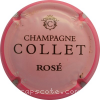 Capsule Collet Rose pâle, écriture marron,  rosé