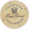 Capsule Giraud Henri  Crème et bleu foncé, cuvée première