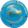 Capsule Glorieux P. et F.  Bleu pâle et or