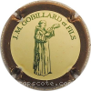 Capsule Gobillard J. M. et fils Contour marron, fond crème, Privilège des Moines