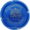 Capsule Gonet françois  Bleu et or mat