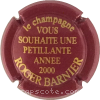 Capsule Barnier Roger 2000, bordeaux et or