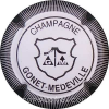 Capsule Gonet - Medeville  Blanc et noir striée