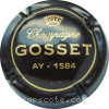 Capsule Gosset  Noir, écriture or