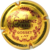 Capsule Gosset  Or et bordeaux 