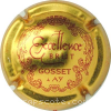 Capsule Gosset  Or jaune et rouge