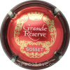 Capsule Gosset  Grande réserve, rouge et or, ctr bordeaux