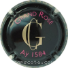 Capsule Gosset  Grand rosé, écriture rose