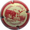 Capsule Pernet-Lebrun Crème, Contour rouge foncé