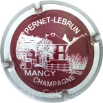 Capsule Pernet-Lebrun Bordeaux foncé contour argent