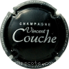 Capsule Couche Vincent Noir mat et argent