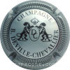 Capsule Deville - Chevallier  Argent et noir, striée