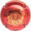 Capsule Deville Pierre Rouge foncé métallisé et or