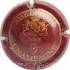 Capsule Dhondt José  Bordeaux et or