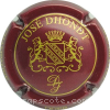 Capsule Dhondt José  Bordeaux et or jaune