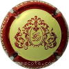 Capsule Dore Gérard Crème, contour bordeaux