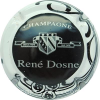 Capsule Dosne René Noir, contour blanc