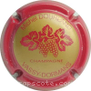 Capsule Dourland Michel Contour bordeaux, centre or mat