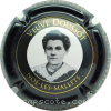 Capsule Doussot Vve Noir, petites lettres, portrait noir