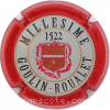 Capsule Goulin - Roualet Millésime, contour rouge