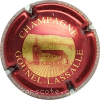 Capsule Gounel - Lassalle  Bordeaux foncé métallisé  et or