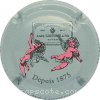 Capsule Goutorbe A.  Gris pâle, anges roses