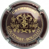 Capsule Goutorbe - Bouillot  Bordeaux foncé et or