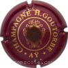 Capsule Goutorbe H.  Bordeaux et or