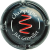 Capsule Gremillet J. M.  Fond noir avec JM