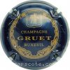 Capsule Gruet  Bleu noir et or pâle, verso doré