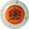 Capsule Gueusquin Nicolas Orange, contour blanc