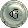 Capsule Guyot Guillaume  Lettres noires, fond argent
