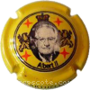 Capsule Barthélemy Albert II, fond jaune