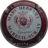 Capsule Hebrart Marc Contour bordeaux foncé