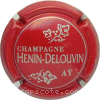 Capsule Henin-Delouvin Bordeaux-rouge  et argent