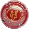 Capsule Henin Pascal Bordeaux et or pâle
