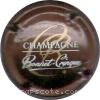 Capsule Bonnet Crinque  6 - Fond marron - Grandes Initiales