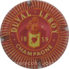 Capsule Duval-Leroy Rouge avec 1859 